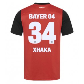 Bayer Leverkusen Granit Xhaka #34 Hemmatröja 2024-25 Kortärmad